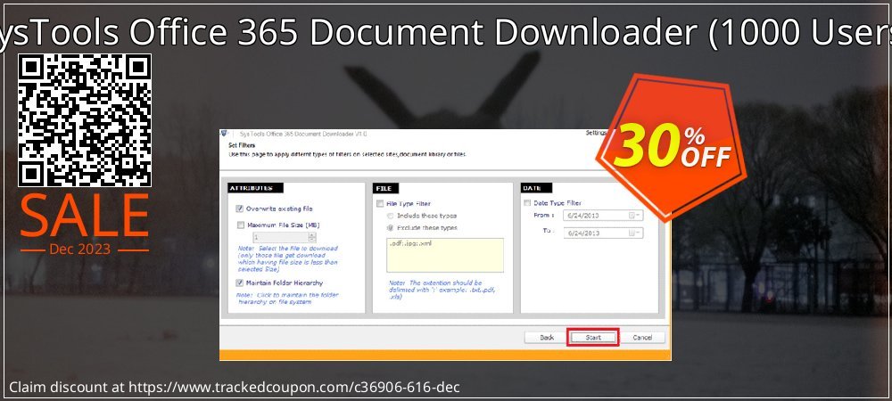 SysTools Office 365 Document Downloader - 1000 Users  coupon on World Party Day discount