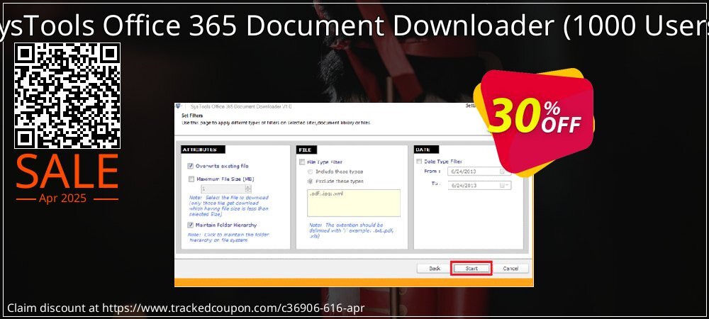 SysTools Office 365 Document Downloader - 1000 Users  coupon on World Party Day discount