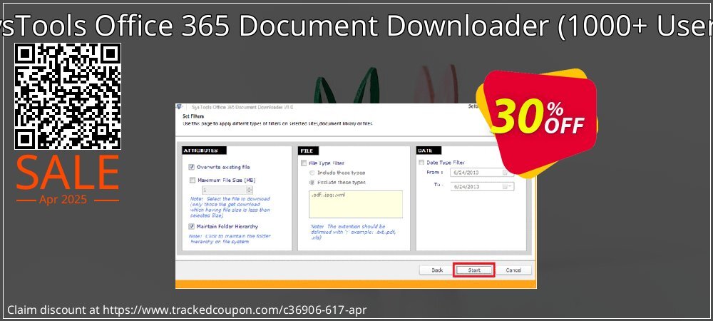SysTools Office 365 Document Downloader - 1000+ Users  coupon on Working Day offering sales
