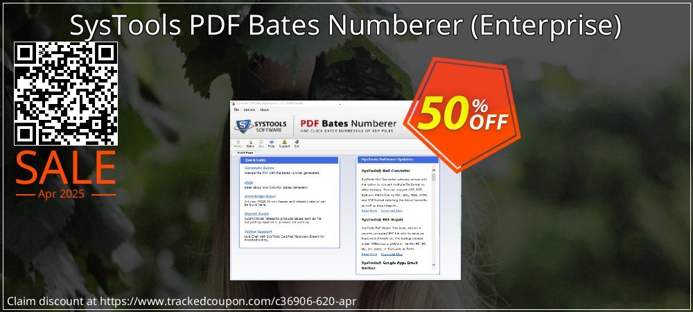 SysTools PDF Bates Numberer - Enterprise  coupon on Mother Day promotions