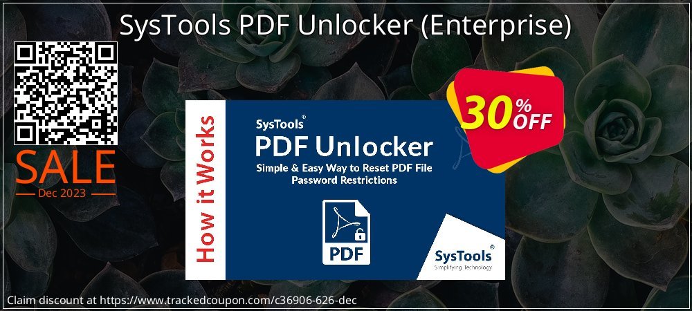 SysTools PDF Unlocker - Enterprise  coupon on Valentine's Day offer