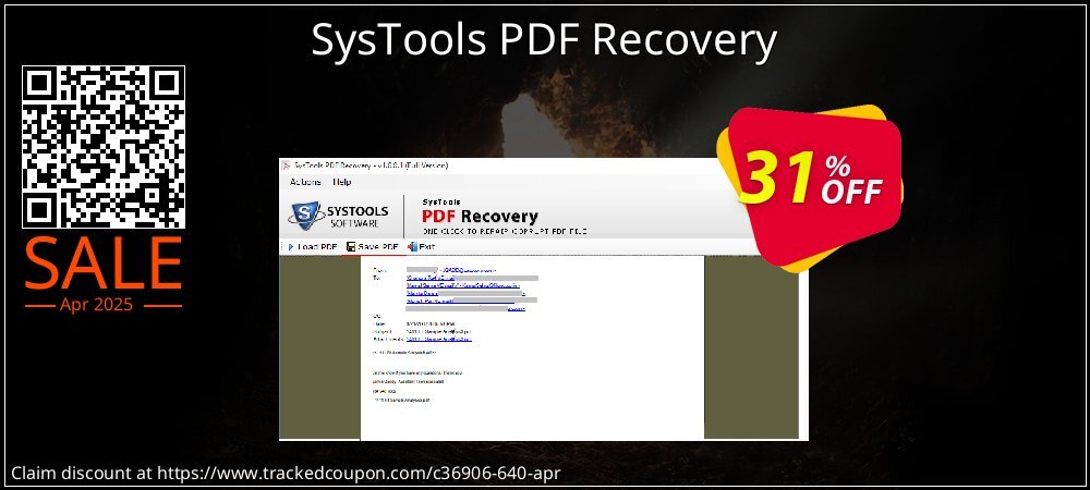 SysTools PDF Recovery coupon on National Walking Day sales