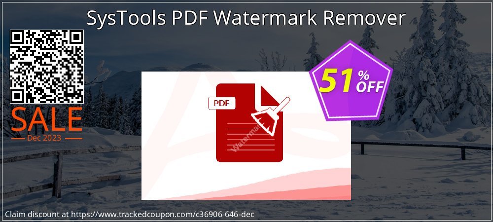 SysTools PDF Watermark Remover coupon on National Cheese Day promotions