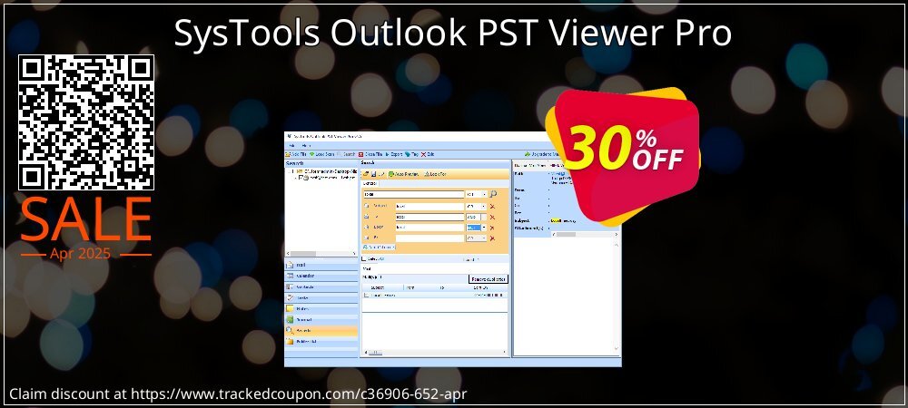 SysTools Outlook PST Viewer Pro coupon on Working Day offering discount
