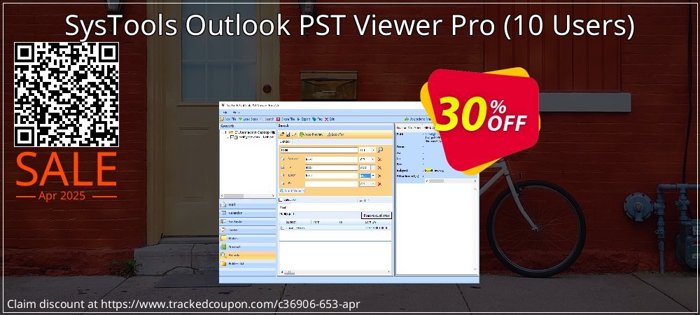 SysTools Outlook PST Viewer Pro - 10 Users  coupon on Easter Day offering discount