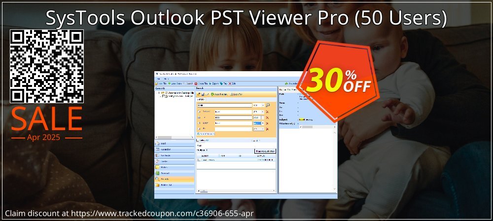 SysTools Outlook PST Viewer Pro - 50 Users  coupon on Mother Day discounts
