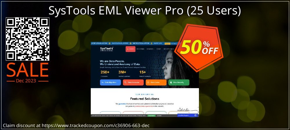 SysTools EML Viewer Pro - 25 Users  coupon on Virtual Vacation Day offering discount