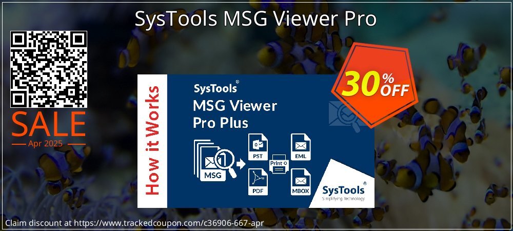 SysTools MSG Viewer Pro coupon on April Fools' Day sales