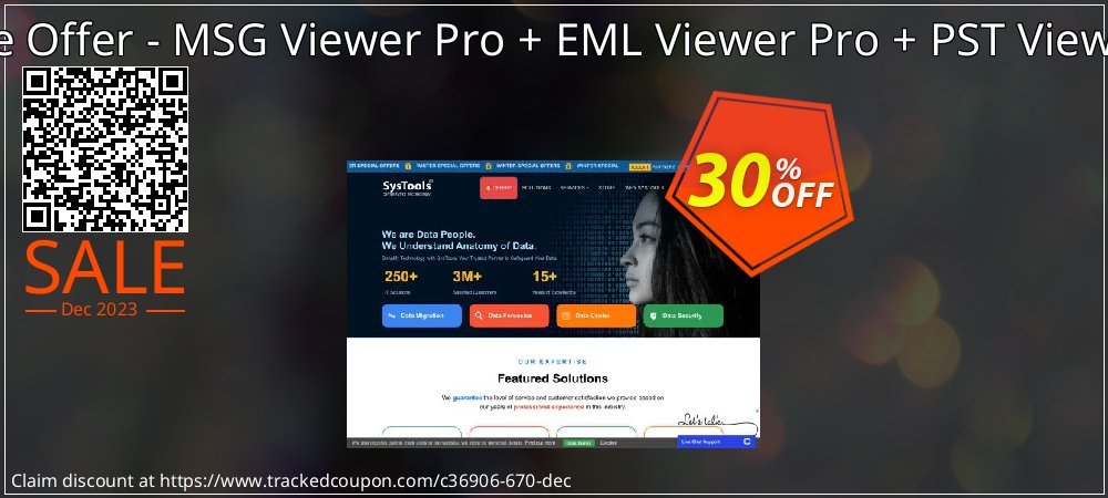 Bundle Offer - MSG Viewer Pro + EML Viewer Pro + PST Viewer Pro coupon on Summer offering sales