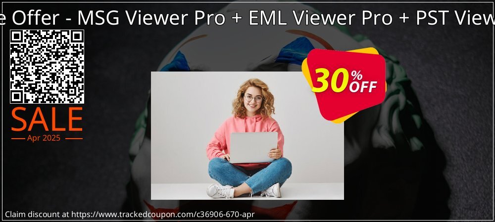 Bundle Offer - MSG Viewer Pro + EML Viewer Pro + PST Viewer Pro coupon on National Walking Day discount