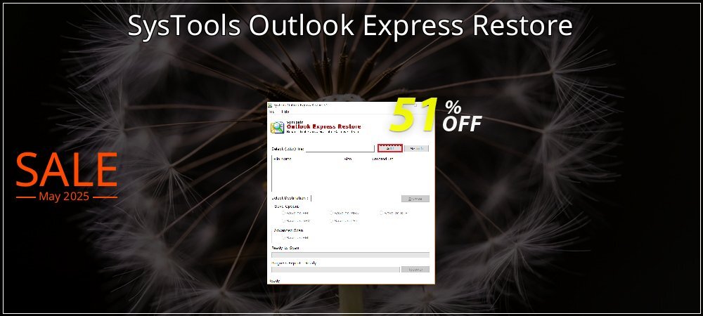 SysTools Outlook Express Restore coupon on National Walking Day super sale