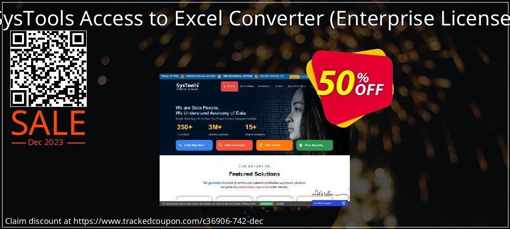 SysTools Access to Excel Converter - Enterprise License  coupon on April Fools' Day discount
