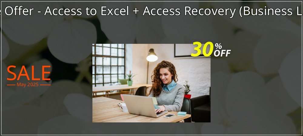 Bundle Offer - Access to Excel + Access Recovery - Business License  coupon on Tell a Lie Day offering sales