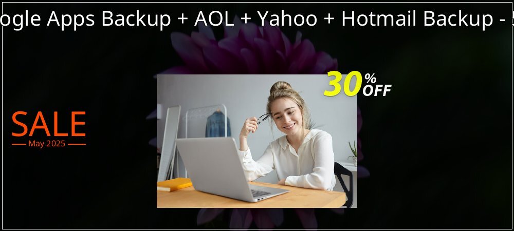 Bundle Offer - Google Apps Backup + AOL + Yahoo + Hotmail Backup - 500 Users License coupon on National Pizza Party Day super sale