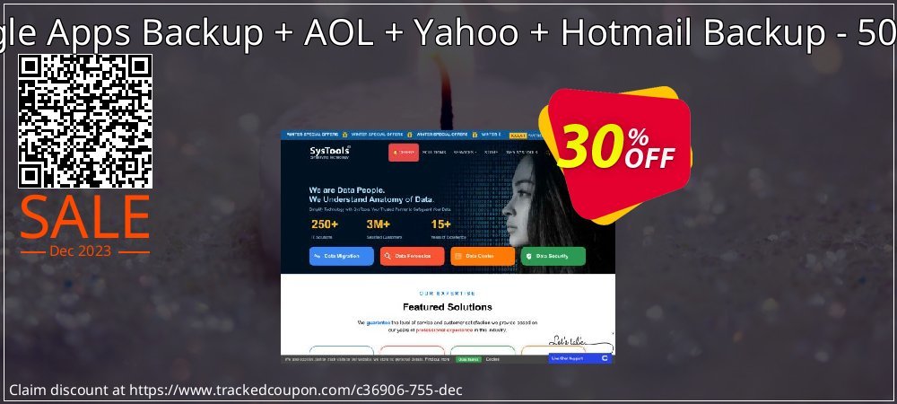 Bundle Offer - Google Apps Backup + AOL + Yahoo + Hotmail Backup - 500Plus Users License coupon on National Walking Day discounts