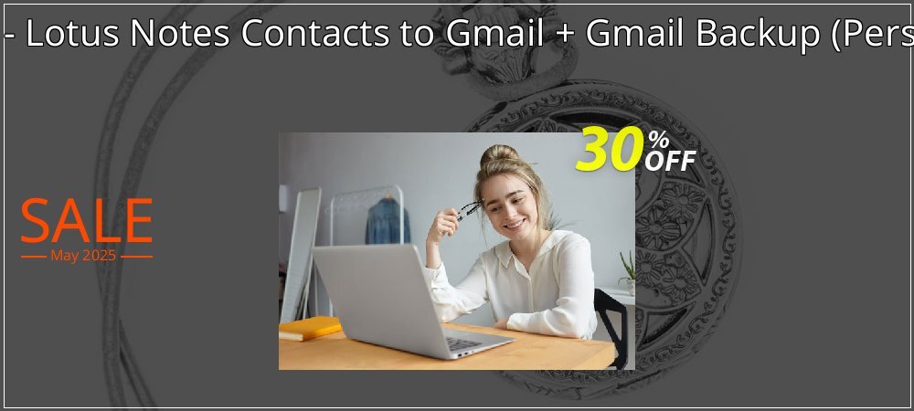 Bundle Offer - Lotus Notes Contacts to Gmail + Gmail Backup - Personal License  coupon on April Fools' Day deals