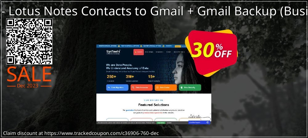 Bundle Offer - Lotus Notes Contacts to Gmail + Gmail Backup - Business License  coupon on National Walking Day discount