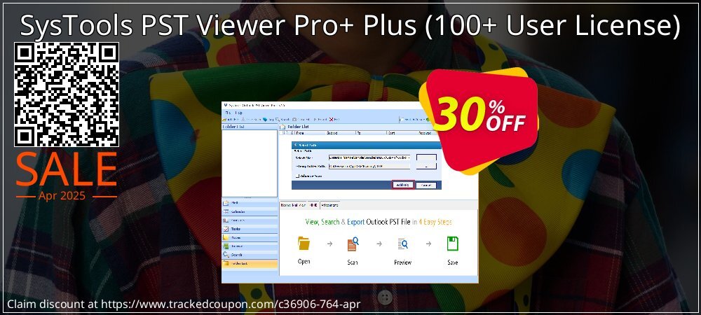 SysTools PST Viewer Pro+ Plus - 100+ User License  coupon on Tell a Lie Day discounts