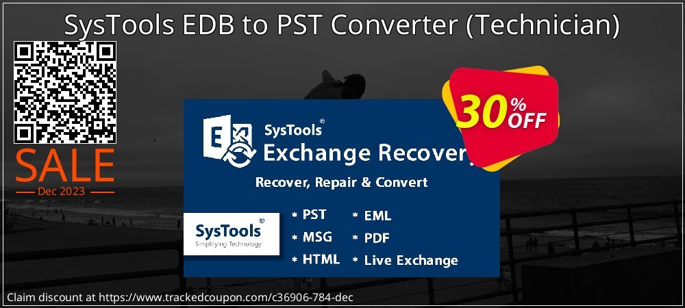 SysTools EDB to PST Converter - Technician  coupon on Christmas & New Year promotions