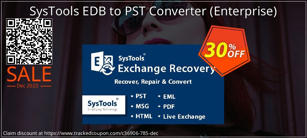 SysTools EDB to PST Converter - Enterprise  coupon on New Year's Day sales