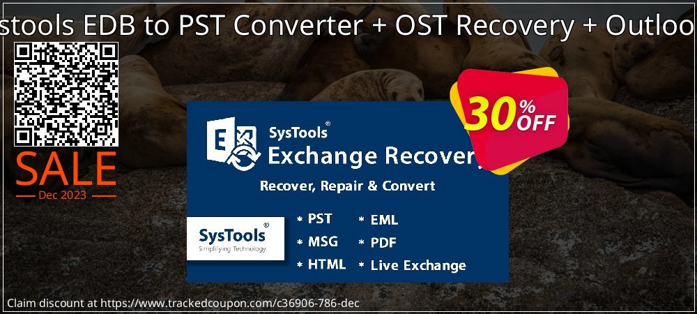 Bundle: Systools EDB to PST Converter + OST Recovery + Outlook Recovery coupon on World Party Day offer