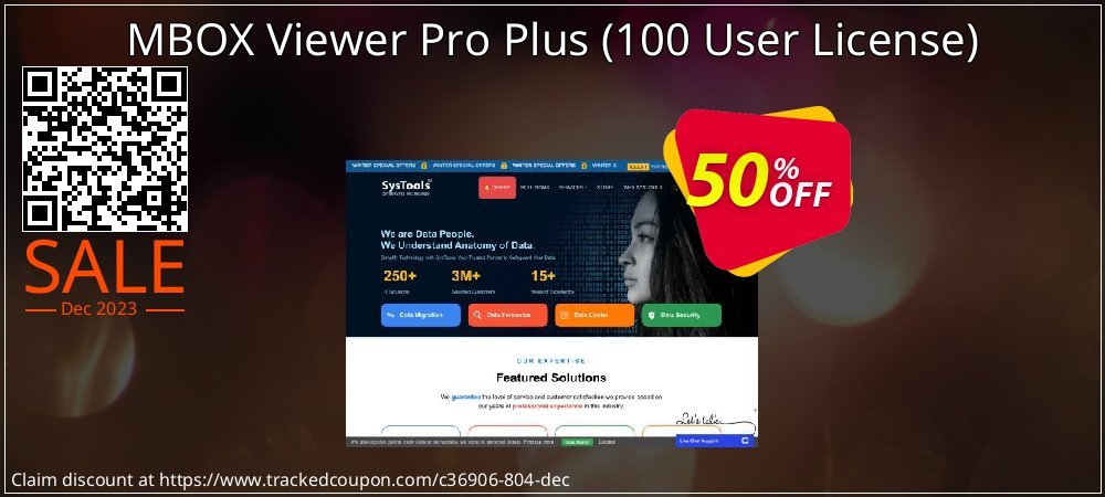MBOX Viewer Pro Plus - 100 User License  coupon on April Fools' Day deals