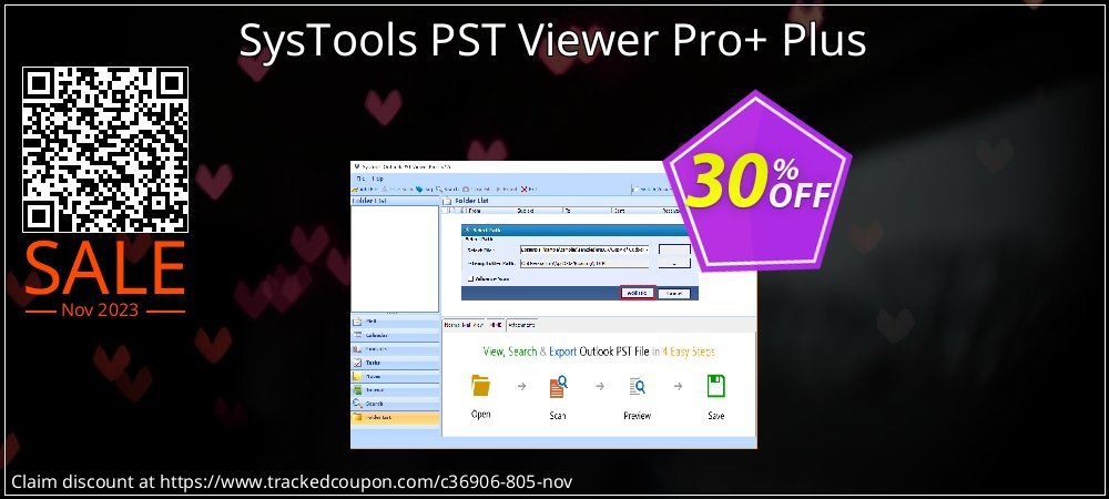 SysTools PST Viewer Pro+ Plus coupon on Christmas Card Day offer