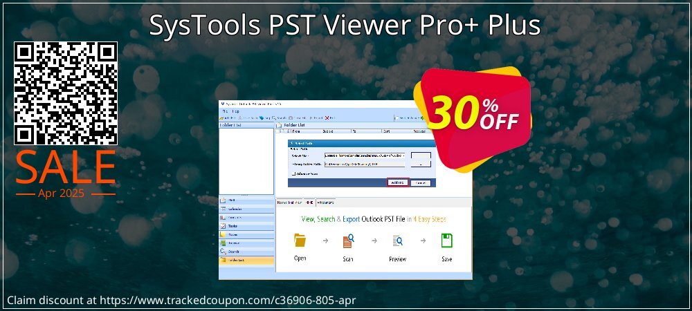 SysTools PST Viewer Pro+ Plus coupon on National Walking Day discount