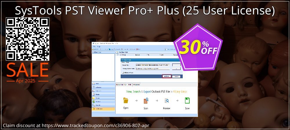 SysTools PST Viewer Pro+ Plus - 25 User License  coupon on April Fools' Day offering sales