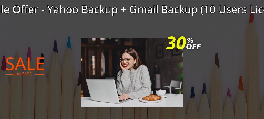 Bundle Offer - Yahoo Backup + Gmail Backup - 10 Users License  coupon on April Fools' Day super sale