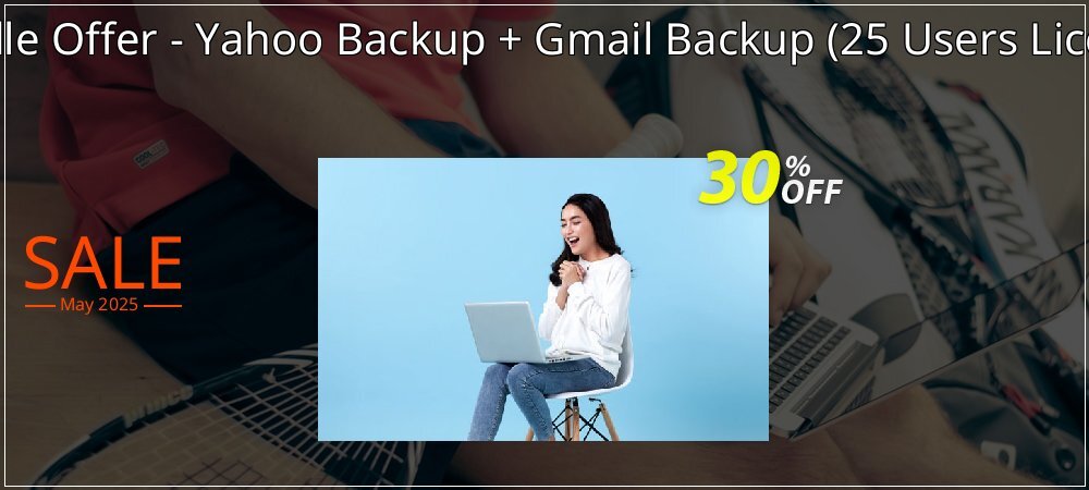 Bundle Offer - Yahoo Backup + Gmail Backup - 25 Users License  coupon on National Pizza Party Day promotions