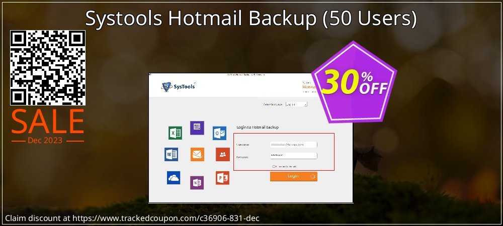 Systools Hotmail Backup - 50 Users  coupon on Martin Luther King Day promotions