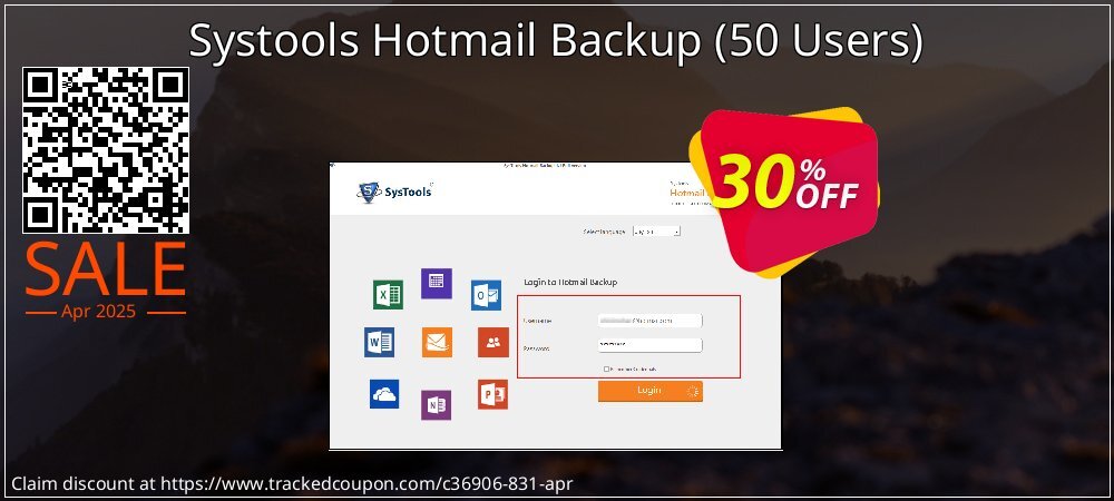 Systools Hotmail Backup - 50 Users  coupon on Palm Sunday deals