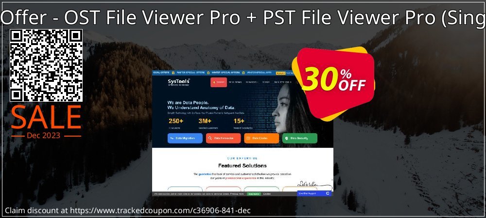 Bundle Offer - OST File Viewer Pro + PST File Viewer Pro - Single User  coupon on World Party Day discount