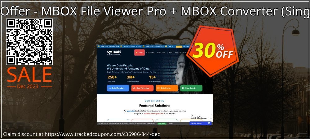 Bundle Offer - MBOX File Viewer Pro + MBOX Converter - Single User  coupon on Tell a Lie Day super sale