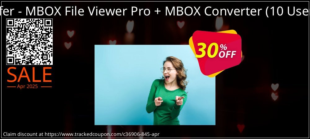 Bundle Offer - MBOX File Viewer Pro + MBOX Converter - 10 Users License  coupon on National Walking Day discounts