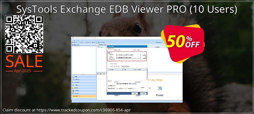 SysTools Exchange EDB Viewer PRO - 10 Users  coupon on World Password Day promotions