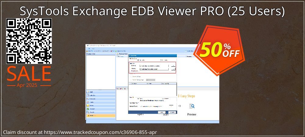 SysTools Exchange EDB Viewer PRO - 25 Users  coupon on National Walking Day promotions