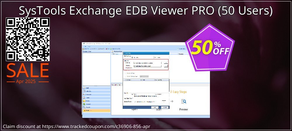 SysTools Exchange EDB Viewer PRO - 50 Users  coupon on World Whisky Day deals