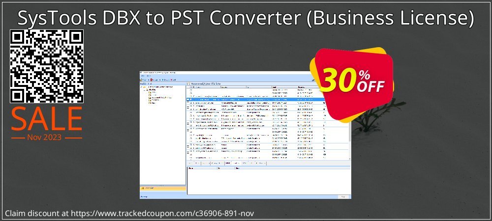 SysTools DBX to PST Converter - Business License  coupon on World Party Day promotions
