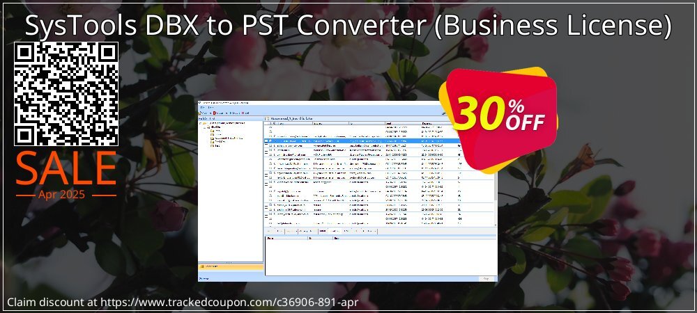 SysTools DBX to PST Converter - Business License  coupon on World Party Day promotions