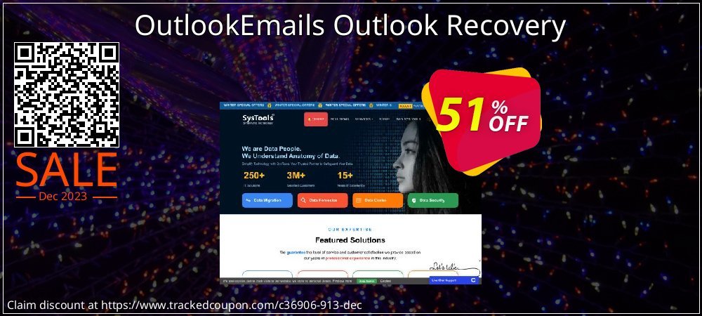 OutlookEmails Outlook Recovery coupon on Virtual Vacation Day offer