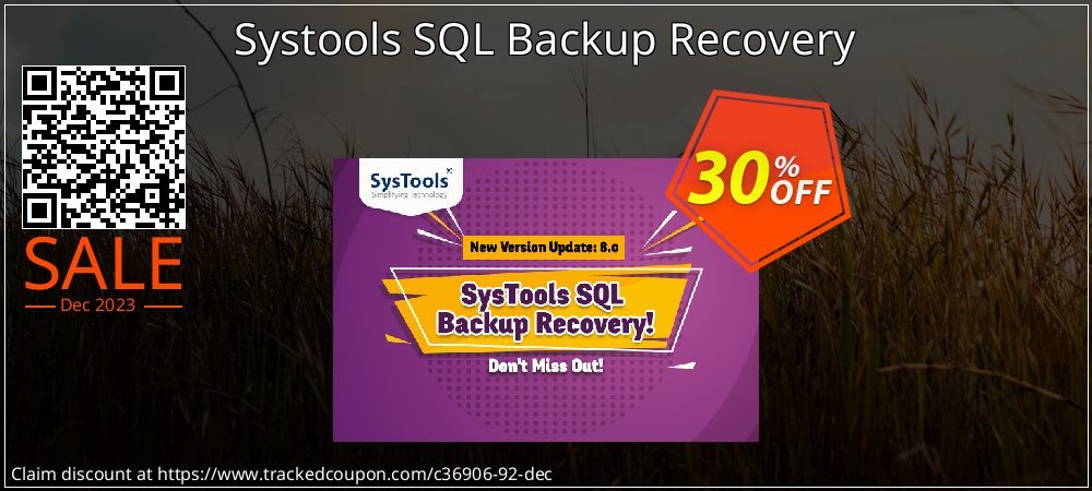 Claim 30% OFF Systools SQL Backup Recovery Coupon discount July, 2021
