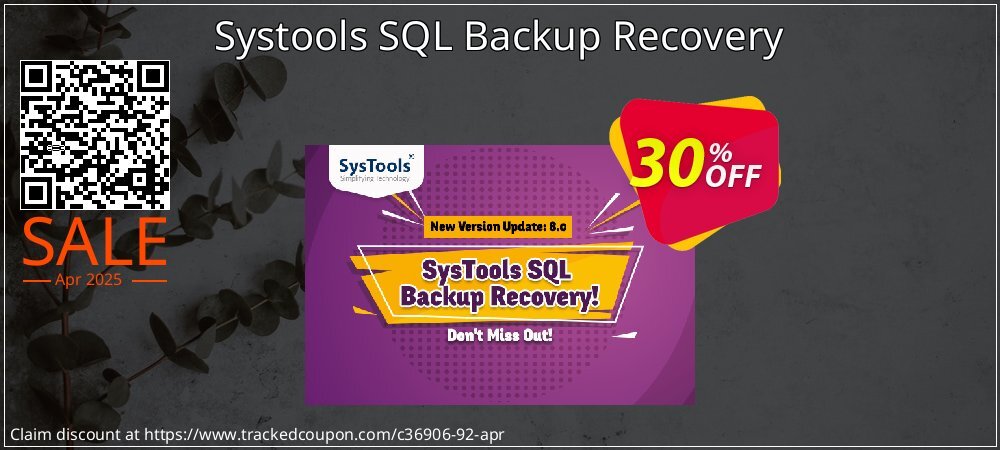 Systools SQL Backup Recovery coupon on April Fools' Day deals