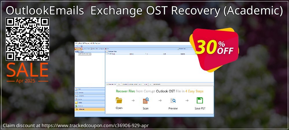 OutlookEmails  Exchange OST Recovery - Academic  coupon on World Password Day offer