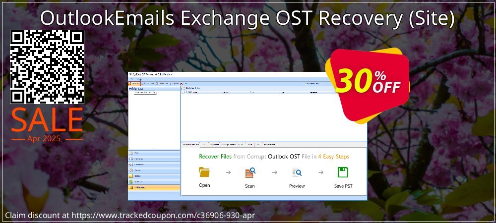 OutlookEmails Exchange OST Recovery - Site  coupon on National Walking Day offer