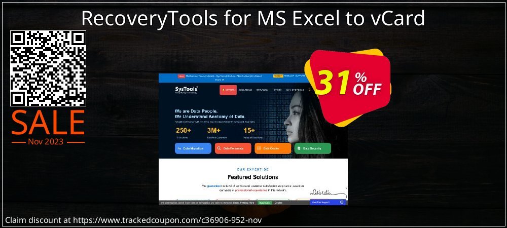 RecoveryTools for MS Excel to vCard coupon on April Fools' Day super sale