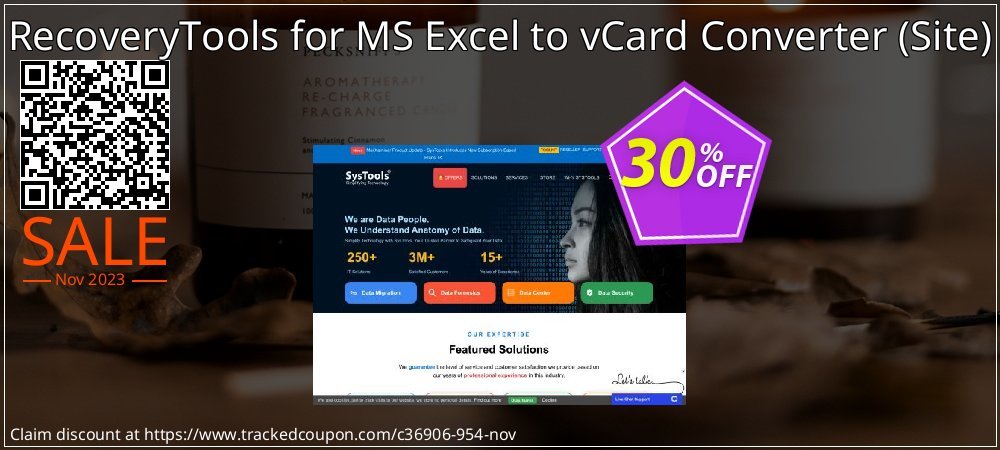 RecoveryTools for MS Excel to vCard Converter - Site  coupon on Tell a Lie Day promotions