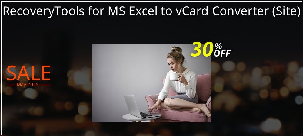 RecoveryTools for MS Excel to vCard Converter - Site  coupon on National Smile Day sales
