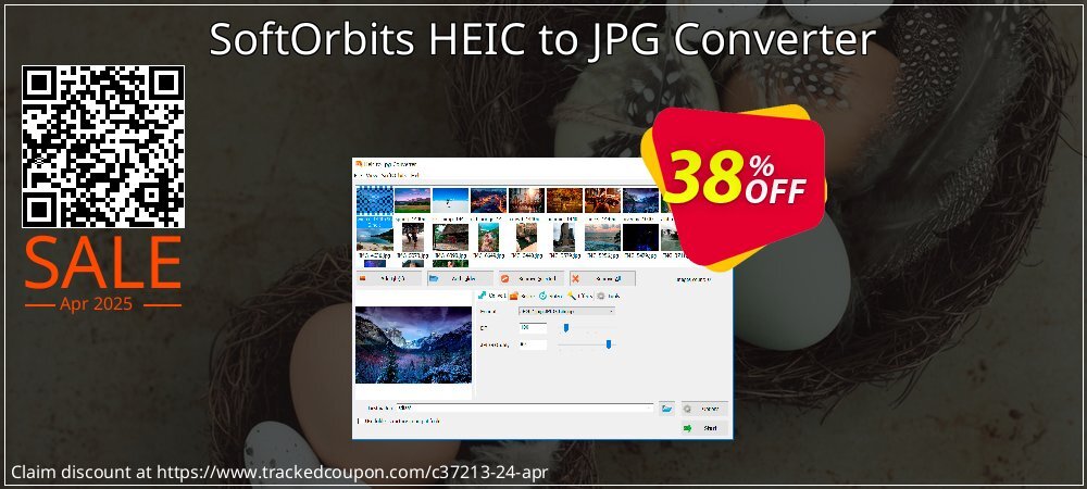 SoftOrbits HEIC to JPG Converter coupon on National Smile Day discounts